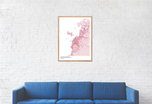 Map of Kota Kinabalu, Malaysia