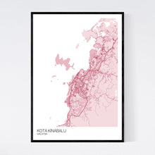 Load image into Gallery viewer, Map of Kota Kinabalu, Malaysia