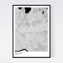 Load image into Gallery viewer, Kouvola City Map Print