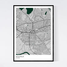 Load image into Gallery viewer, Kouvola City Map Print