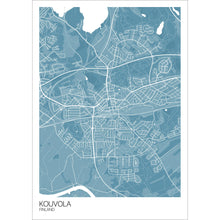 Load image into Gallery viewer, Map of Kouvola, Finland