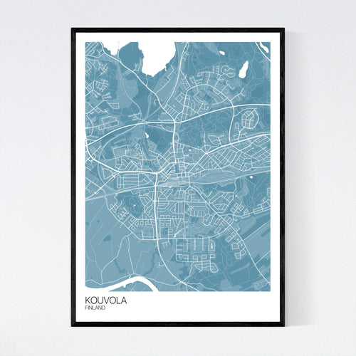 Map of Kouvola, Finland