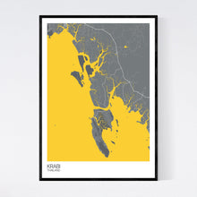 Load image into Gallery viewer, Krabi Region Map Print