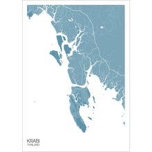 Load image into Gallery viewer, Map of Krabi, Thailand