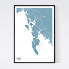 Load image into Gallery viewer, Map of Krabi, Thailand
