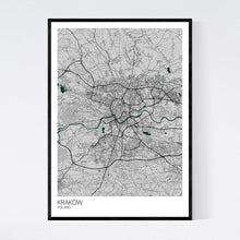 Load image into Gallery viewer, Map of Kraków, Poland