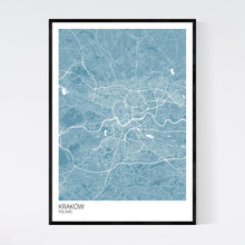 Load image into Gallery viewer, Kraków City Map Print