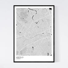 Load image into Gallery viewer, Krefeld City Map Print