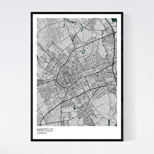 Load image into Gallery viewer, Krefeld City Map Print