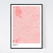 Load image into Gallery viewer, Map of Krefeld, Germany