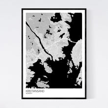 Load image into Gallery viewer, Kristiansand City Map Print