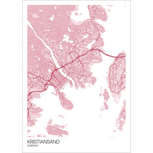 Load image into Gallery viewer, Map of Kristiansand, Norway