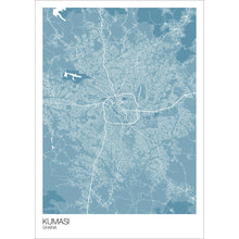 Load image into Gallery viewer, Map of Kumasi, Ghana