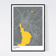 Load image into Gallery viewer, Kunming City Map Print
