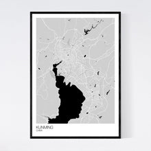 Load image into Gallery viewer, Kunming City Map Print