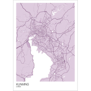 Map of Kunming, China