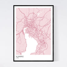 Load image into Gallery viewer, Kunming City Map Print