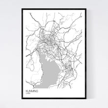 Load image into Gallery viewer, Kunming City Map Print