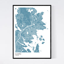 Load image into Gallery viewer, Kuopio City Map Print