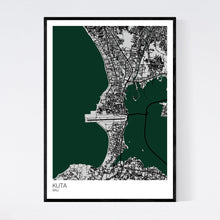 Load image into Gallery viewer, Kuta Town Map Print