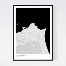 Load image into Gallery viewer, Kuwait City City Map Print