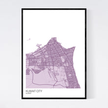Load image into Gallery viewer, Map of Kuwait City, Kuwait