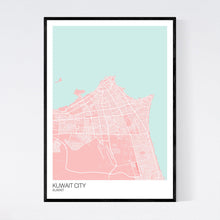 Load image into Gallery viewer, Kuwait City City Map Print