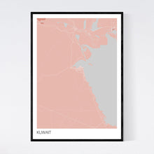 Load image into Gallery viewer, Kuwait Country Map Print