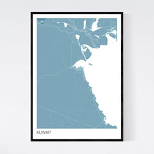 Load image into Gallery viewer, Kuwait Country Map Print