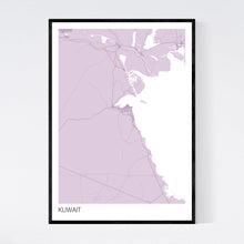 Load image into Gallery viewer, Kuwait Country Map Print