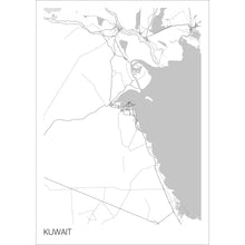 Load image into Gallery viewer, Map of Kuwait, 