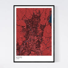 Load image into Gallery viewer, Map of Kyoto, Japan