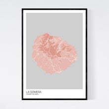 Load image into Gallery viewer, La Gomera Island Map Print