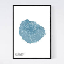 Load image into Gallery viewer, La Gomera Island Map Print