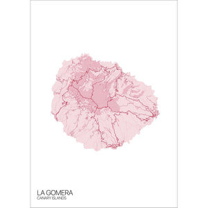 Map of La Gomera, Canary Islands