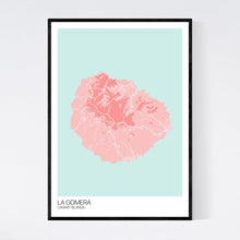 Load image into Gallery viewer, La Gomera Island Map Print