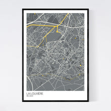 Load image into Gallery viewer, La Louvière City Map Print