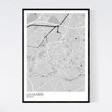 Load image into Gallery viewer, La Louvière City Map Print