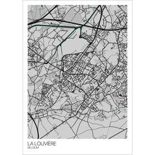 Load image into Gallery viewer, Map of La Louvière, Belgium