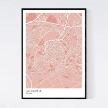 Load image into Gallery viewer, La Louvière City Map Print