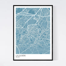 Load image into Gallery viewer, La Louvière City Map Print