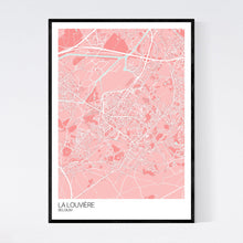 Load image into Gallery viewer, La Louvière City Map Print