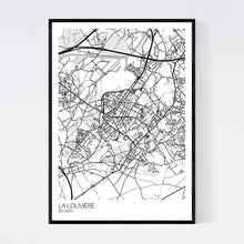 Load image into Gallery viewer, La Louvière City Map Print