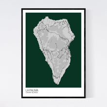 Load image into Gallery viewer, La Palma Island Map Print