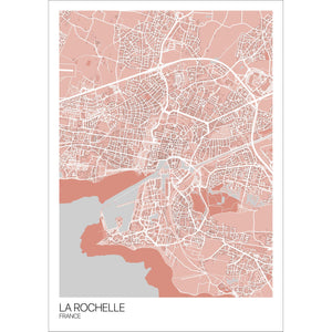 Map of La Rochelle, France