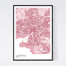 Load image into Gallery viewer, La Rochelle Town Map Print