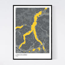 Load image into Gallery viewer, Lago di Como Region Map Print