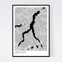 Load image into Gallery viewer, Lago di Como Region Map Print