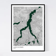Load image into Gallery viewer, Lago di Como Region Map Print