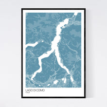 Load image into Gallery viewer, Lago di Como Region Map Print